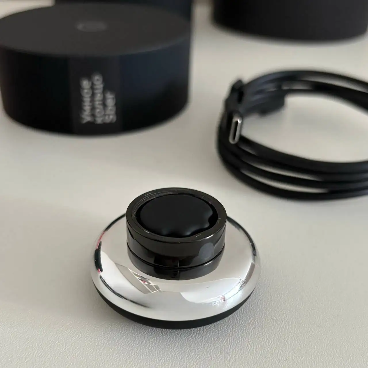 Смарт-кольцо Sber размер 10 черный хром - Умные устройства (Электроника) в Казань