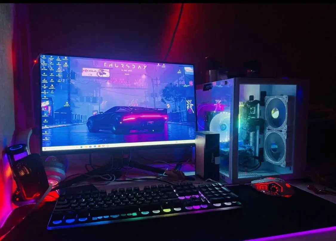 Компьютер для игр с монитором ARDOR GAMING и комплектующими - Компьютеры и комплектующие (Электроника) в Казань