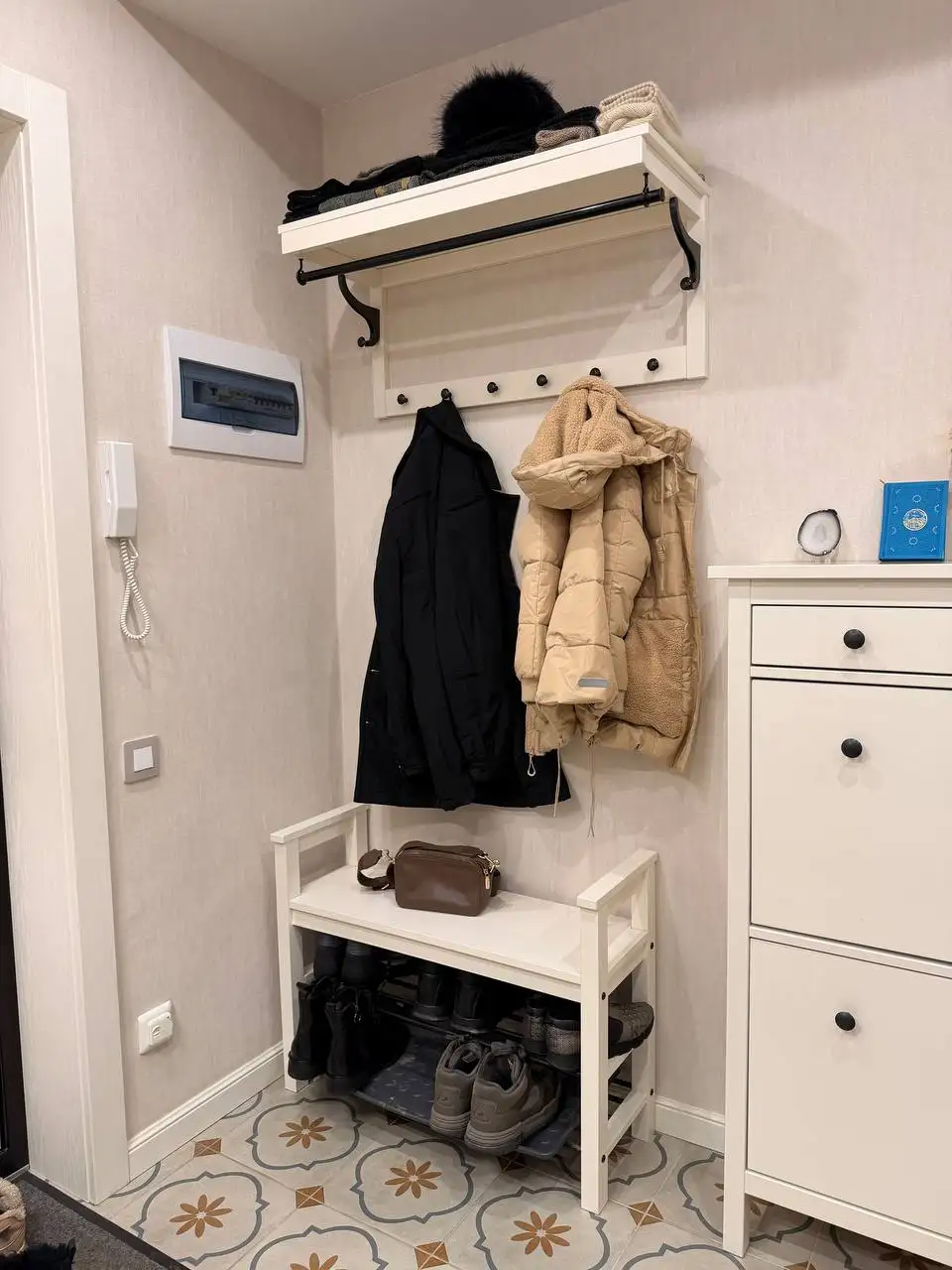 Комплект прихожей: обувница с лавкой и вешалка - Мебель (Для дома и дачи) в Казань