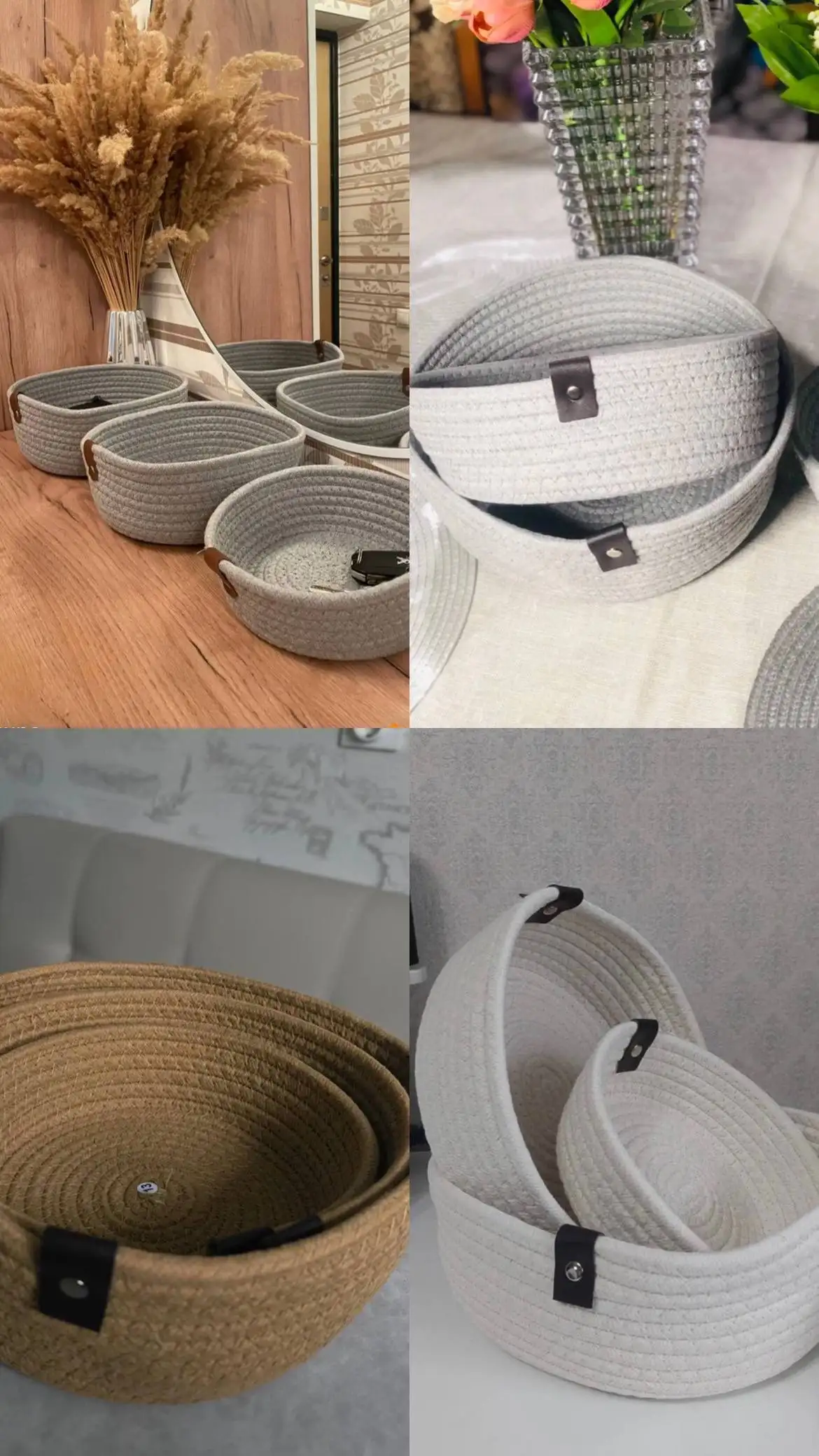 Плетенные корзинки в наборе из 3 штук - Декор и интерьер (Барахолка) в Казань