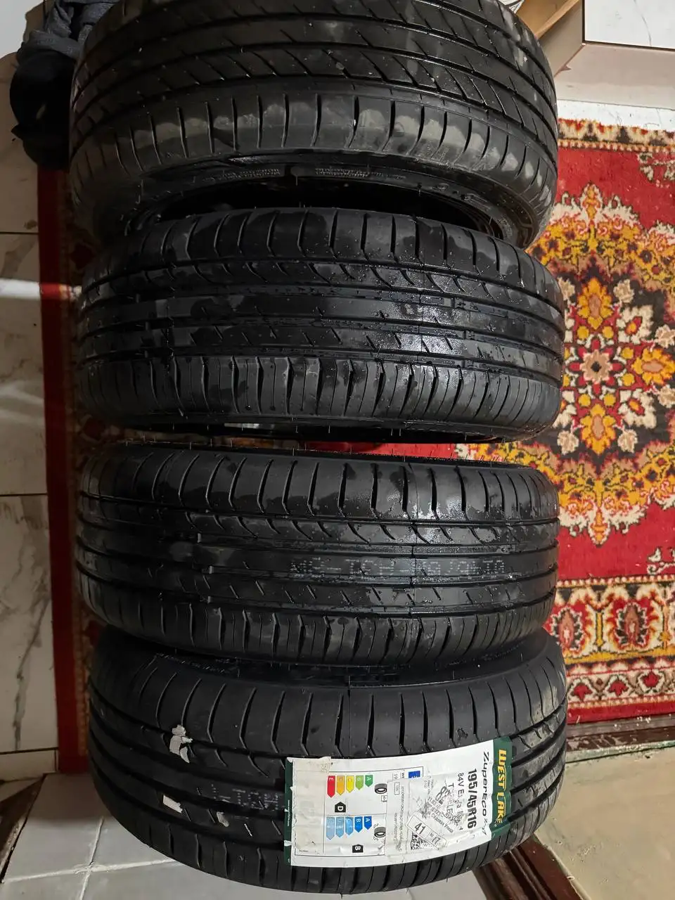 Комплект дисков и шин R16 4x98 для ВАЗ - Запчасти (Авто) в Казань