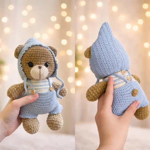 Вязаный мишка ручной работы - Мототехника в Казань