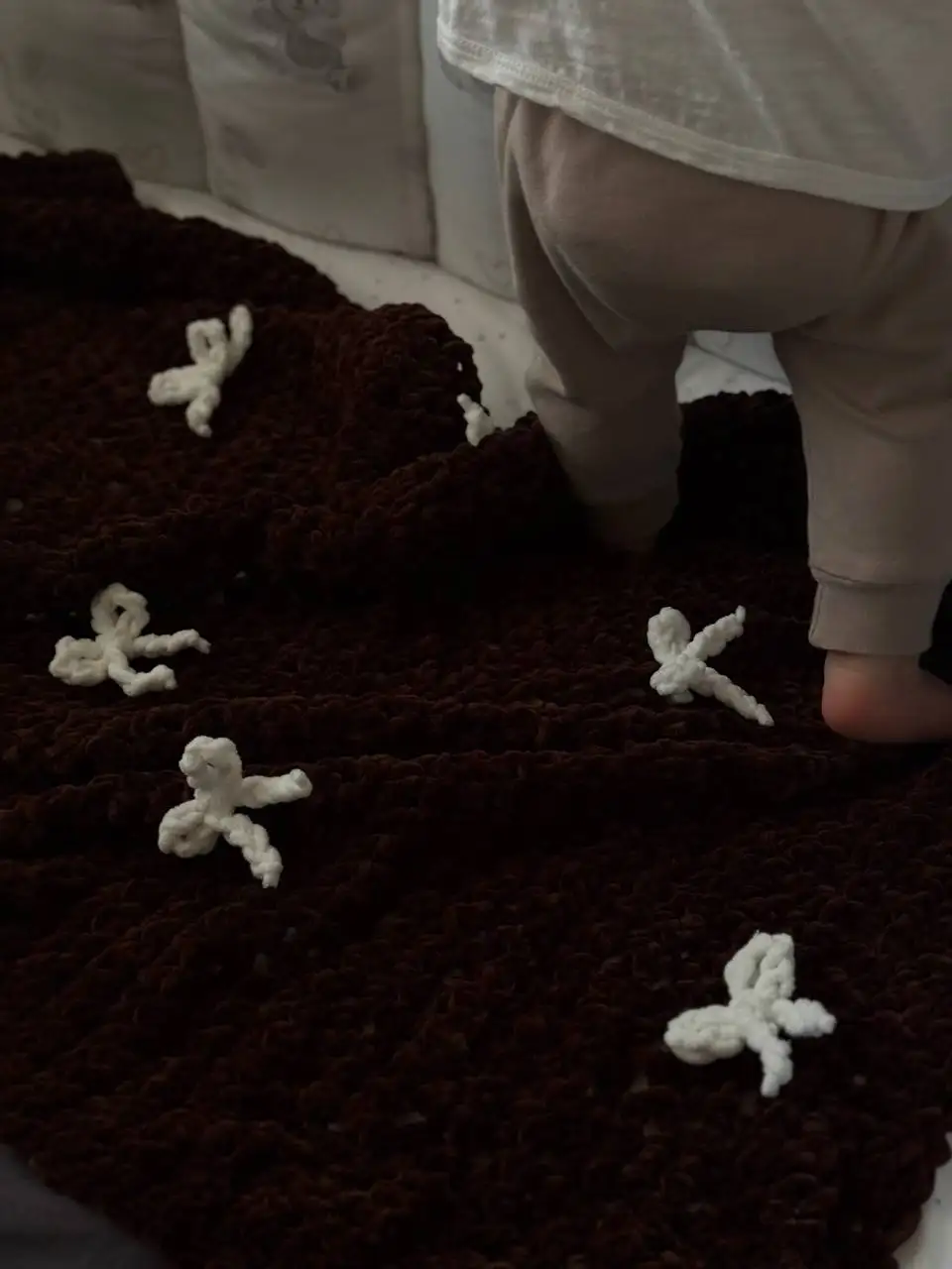 Детский плед с вышивкой имени на заказ - Текстиль (Одежда) в Казань