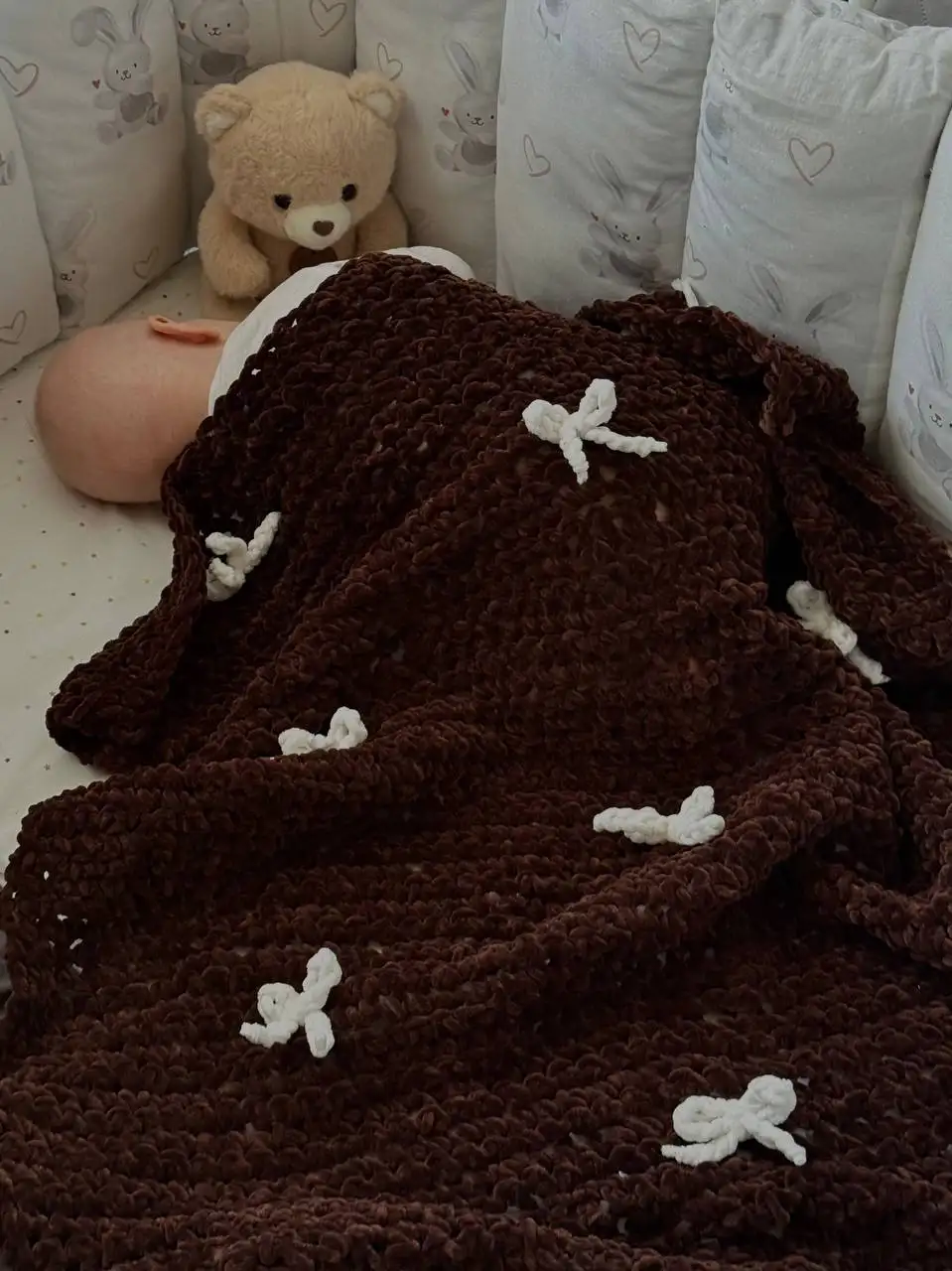 Детский плед с вышивкой имени на заказ - Текстиль (Одежда) в Казань