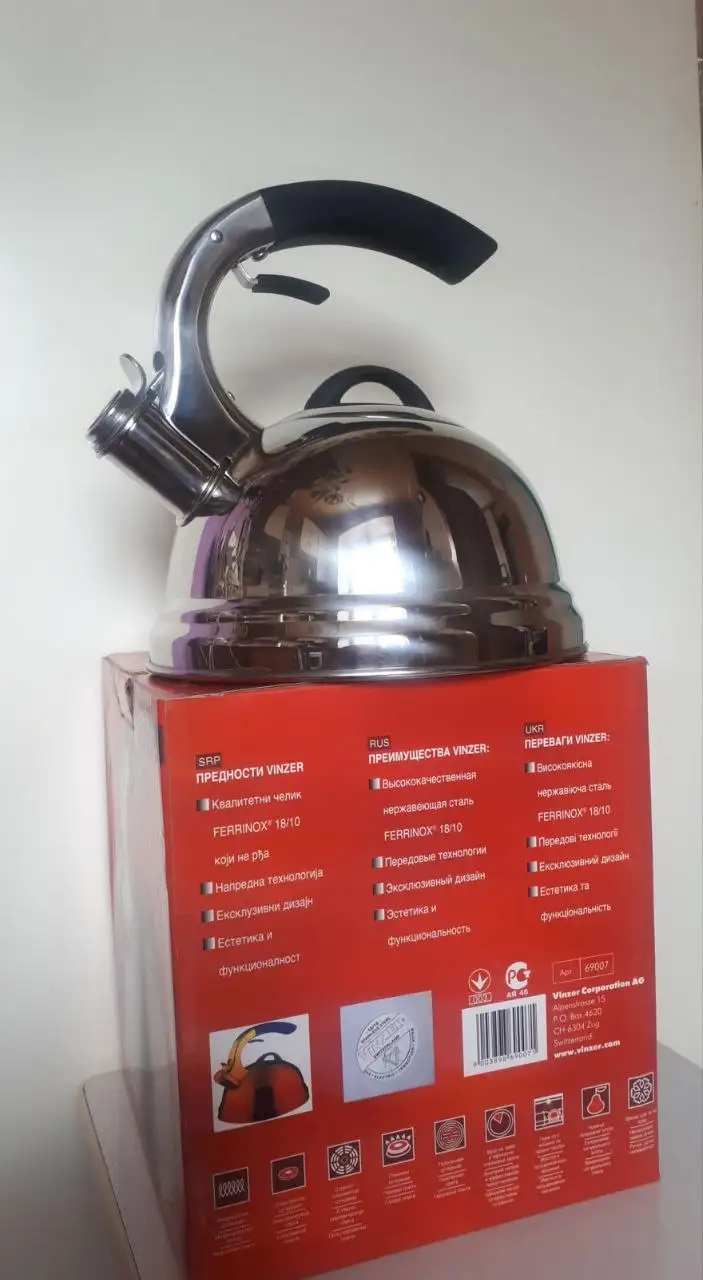 Чайник VINZER новый - Электроника (Барахолка) в Казань