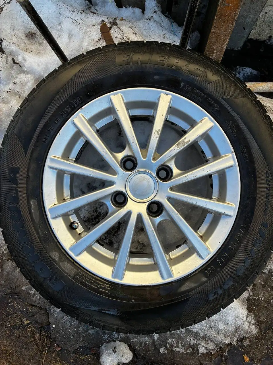 Продам диски с резиной 13r 175/70 - Запчасти (Авто) в Казань