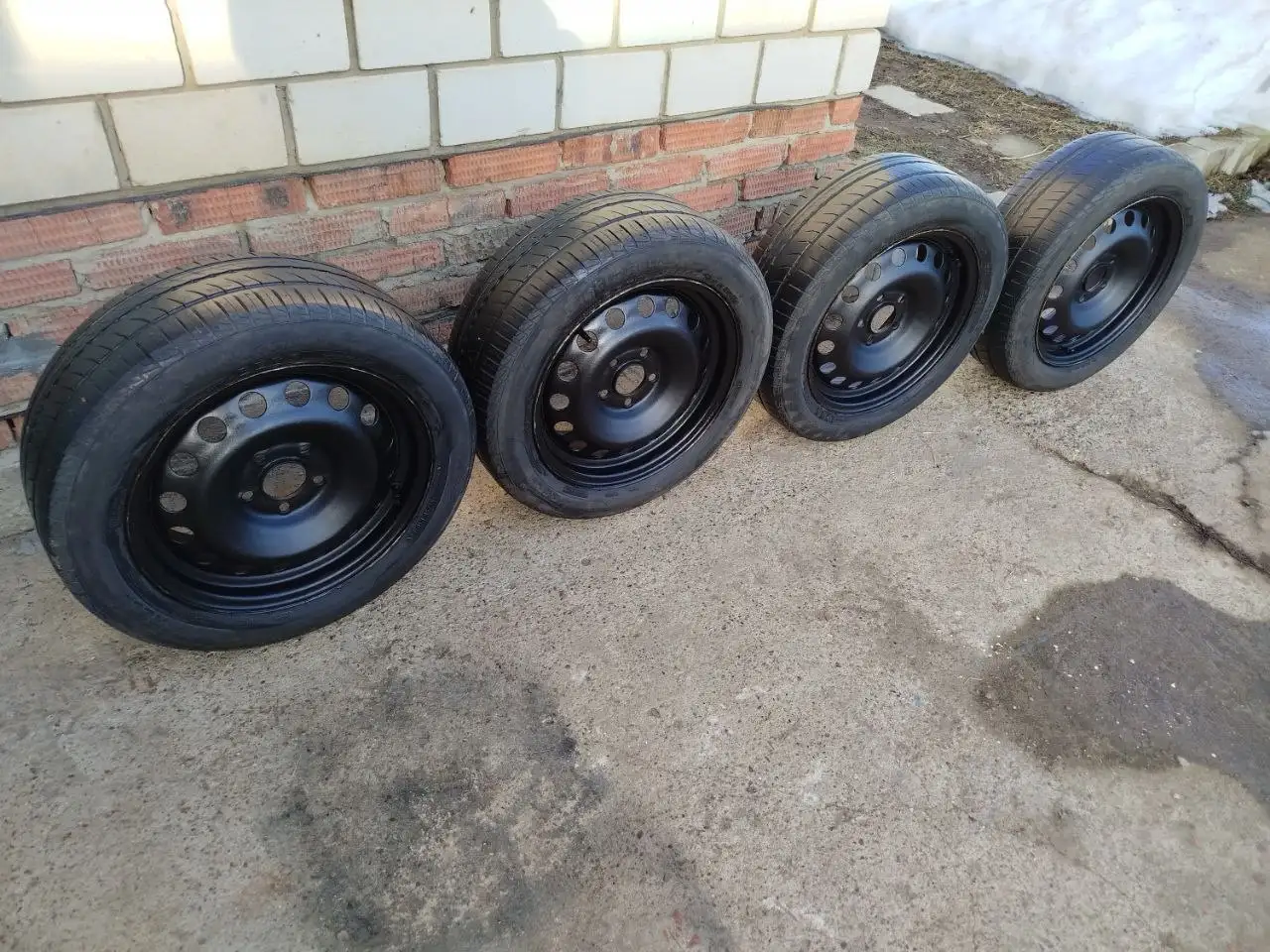 Продажа летних штампованных колес в сборе R16 5*110 - Запчасти (Авто) в Казань
