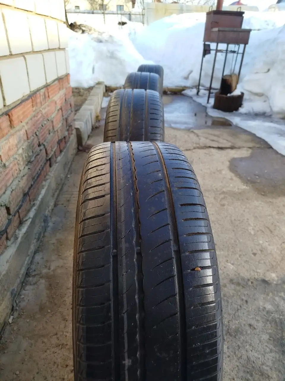 Продажа летних штампованных колес в сборе R16 5*110 - Запчасти (Авто) в Казань