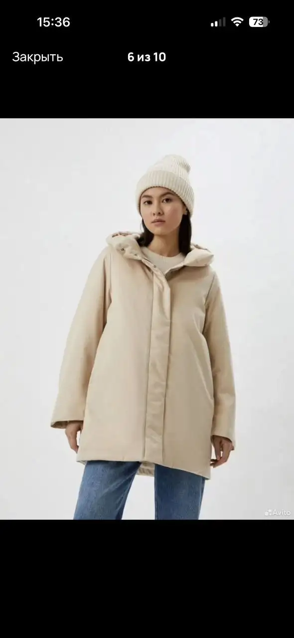 Куртка Uniqlo осенне-весенняя XS оверсайз - Верхняя одежда (Одежда) в Казань