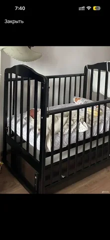 Кроватка маятник с матрасом - Люльки/Кроватки в Казань