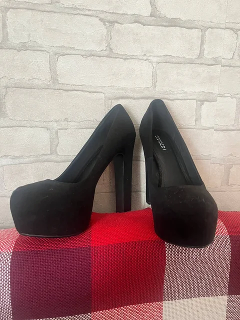 Туфли черные замшевые H&M размер 40 - Костюмы в Казань