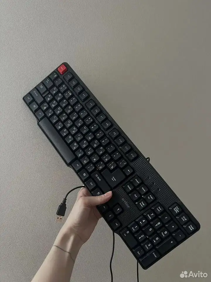 Клавиатура проводная Aceline K-504BU - Компьютерные клавиатуры (Электроника) в Казань