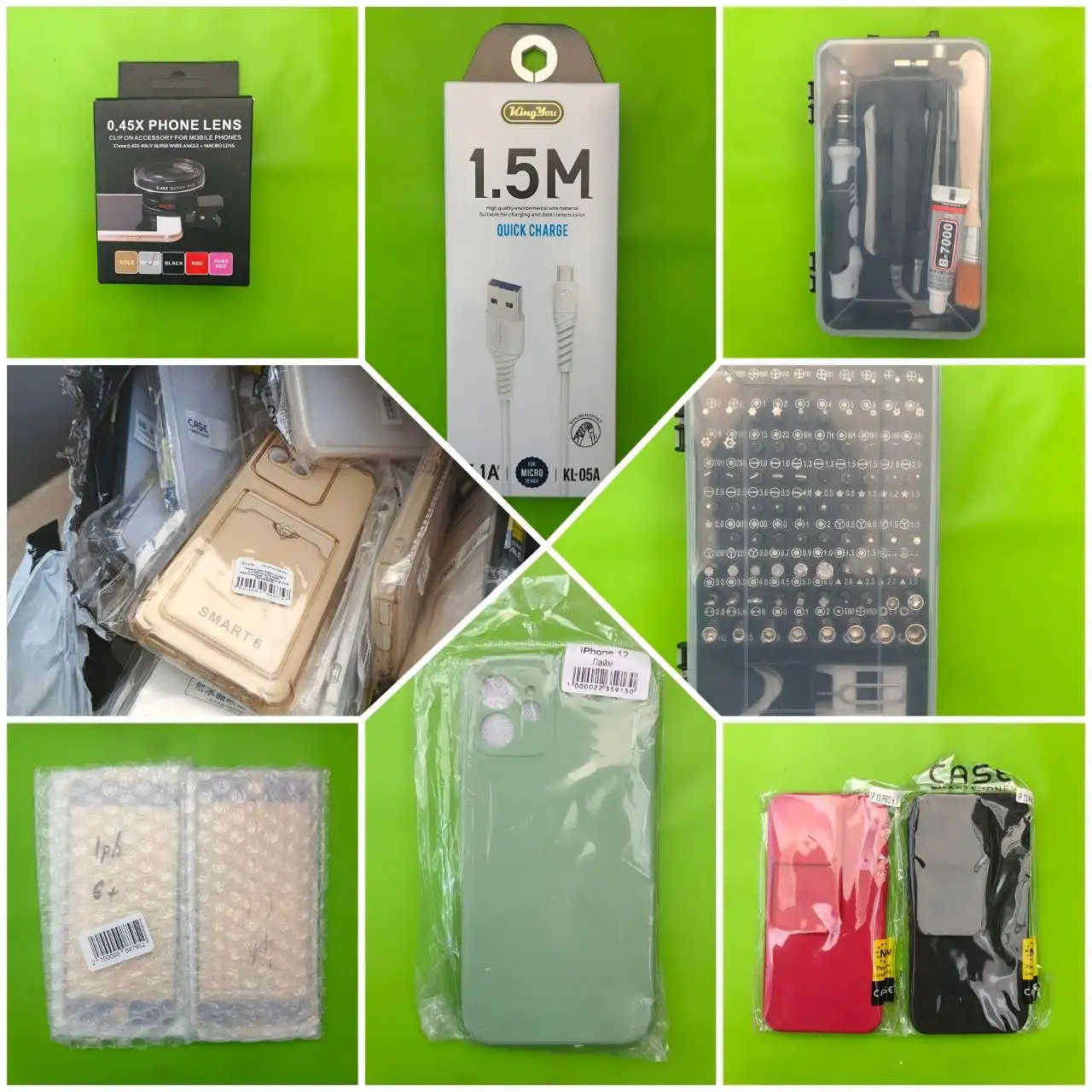 Продам чехлы, шнуры и аксессуары для телефонов оптом - Аксессуары для телефонов (Электроника) в Казань