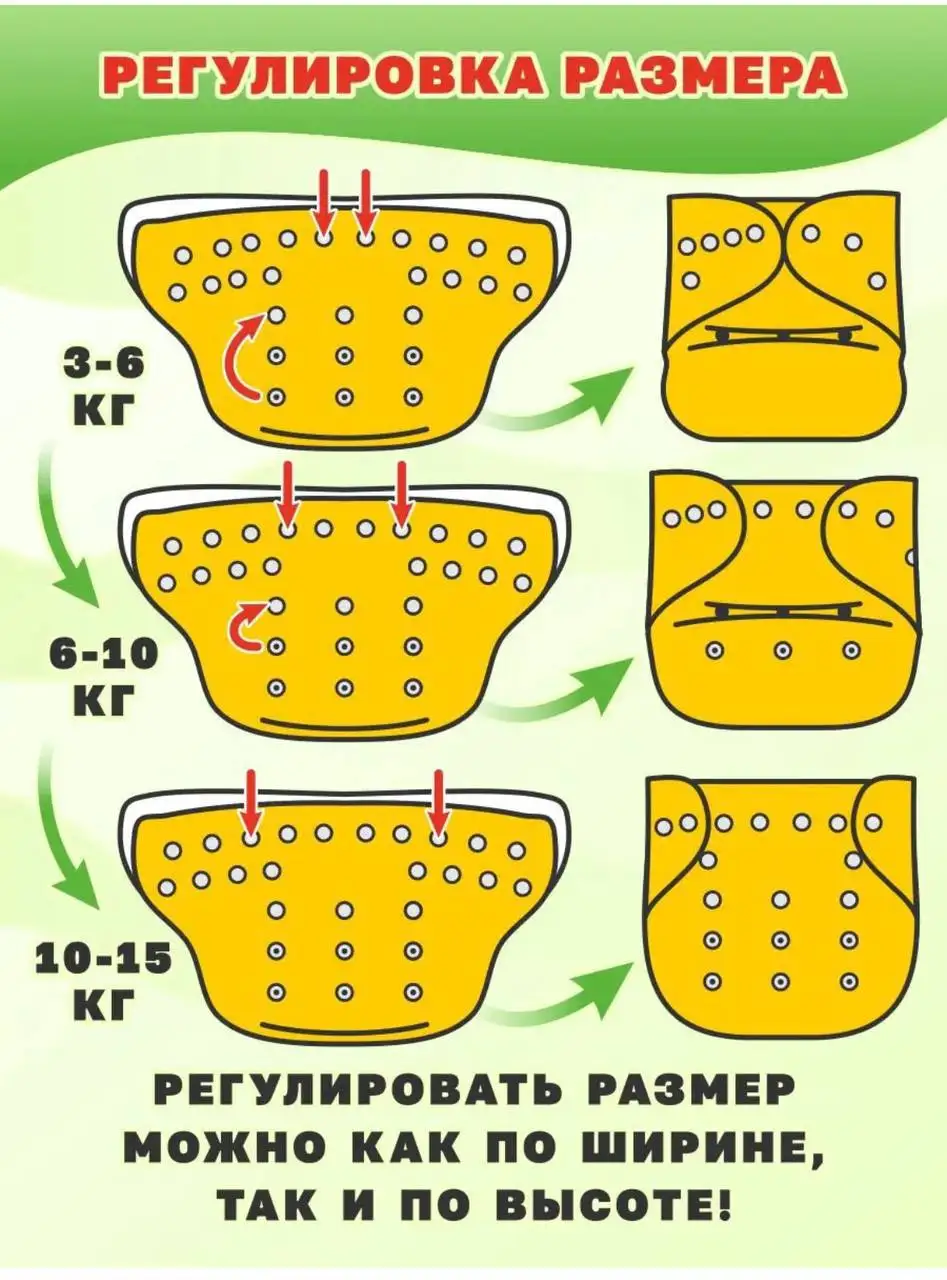 Продам многоразовые подгузники новые 3 шт - Подгузники (Товары для детей) в Казань