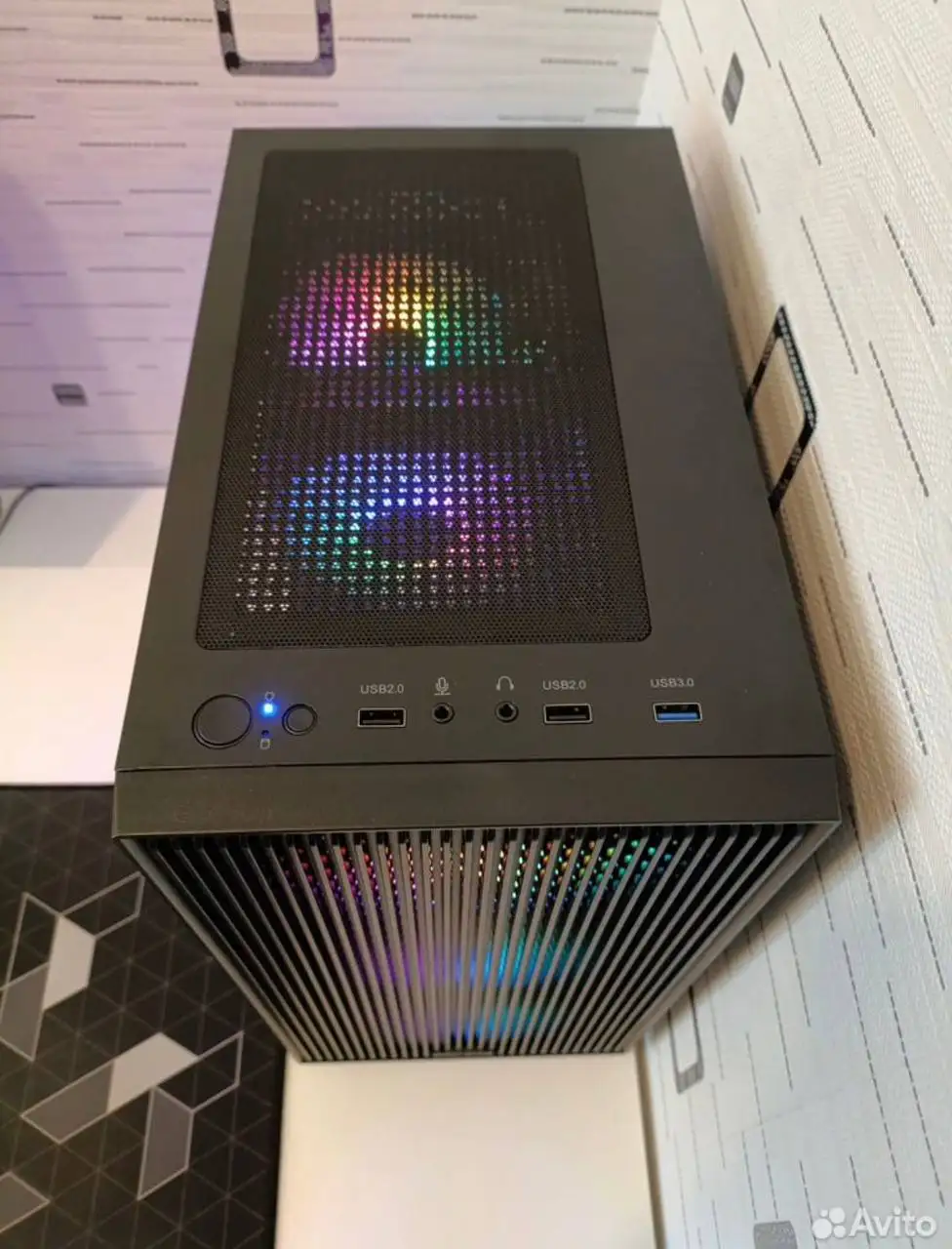 Мощный игровой компьютер (Intel Core i5-12400F, RTX 5060, 8 ГБ) - Системные блоки (Электроника) в Казань