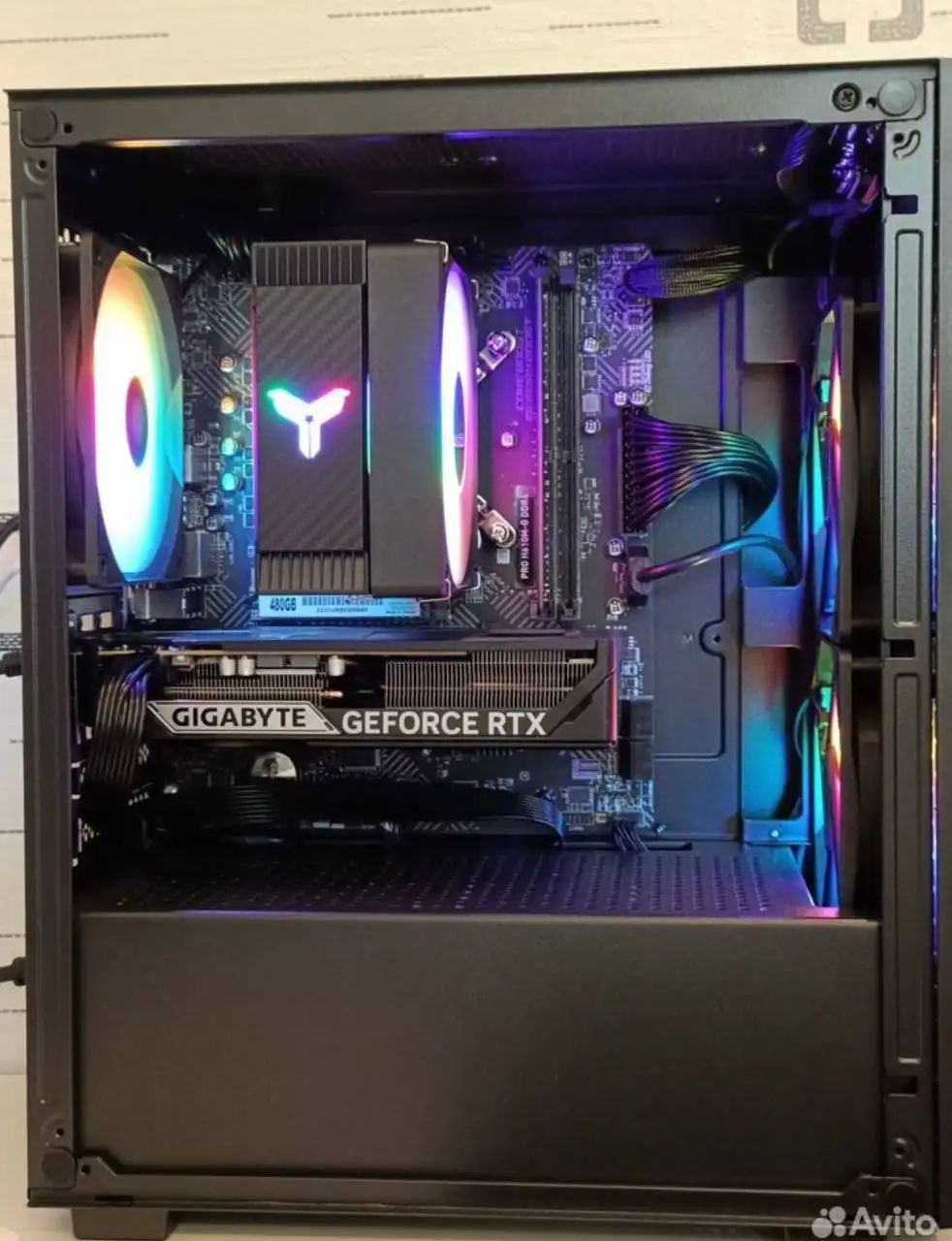 Мощный игровой компьютер (Intel Core i5-12400F, RTX 5060, 8 ГБ) - Системные блоки (Электроника) в Казань