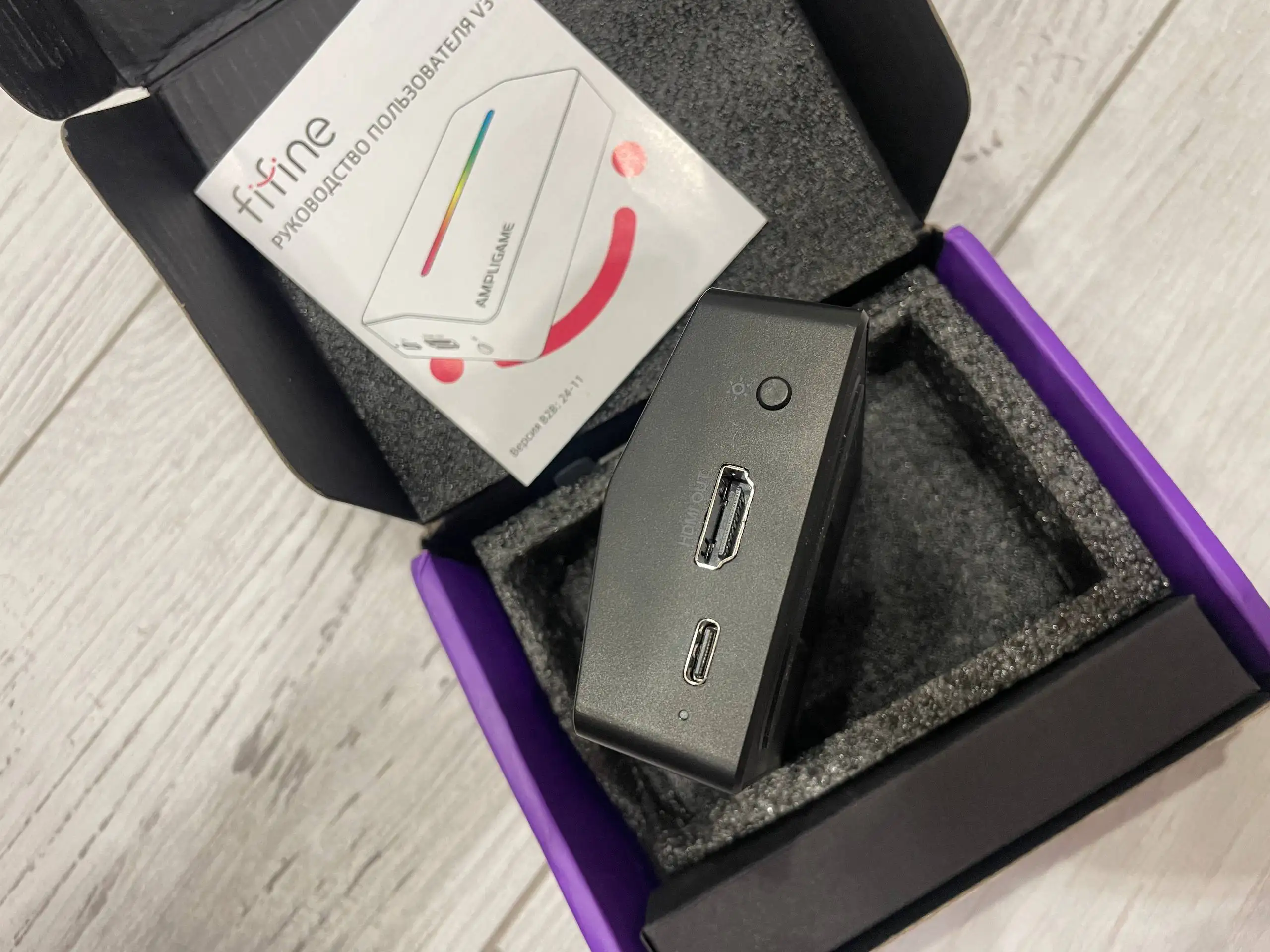 Карта захвата Fifine V3 RGB - Электроника в Казань