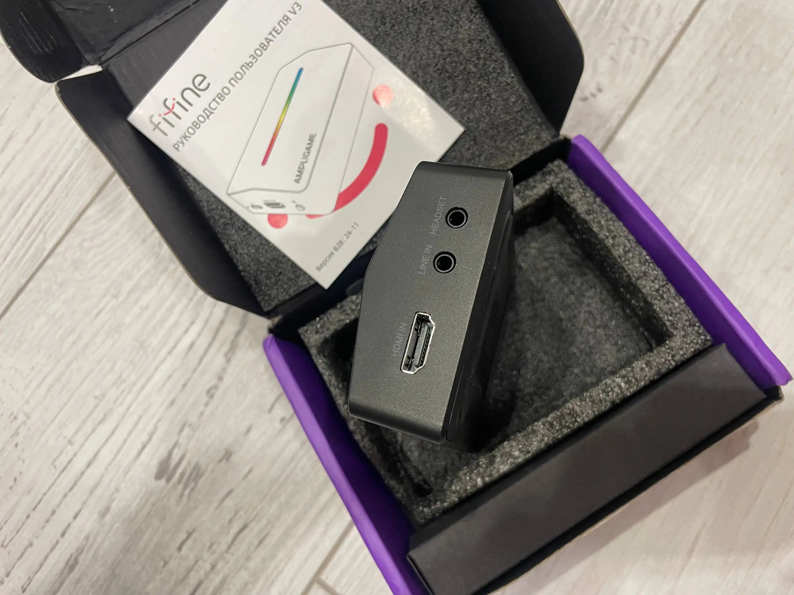 Карта видеозахвата FIFINE V3 RGB - Видеозахват (Электроника) в Казань
