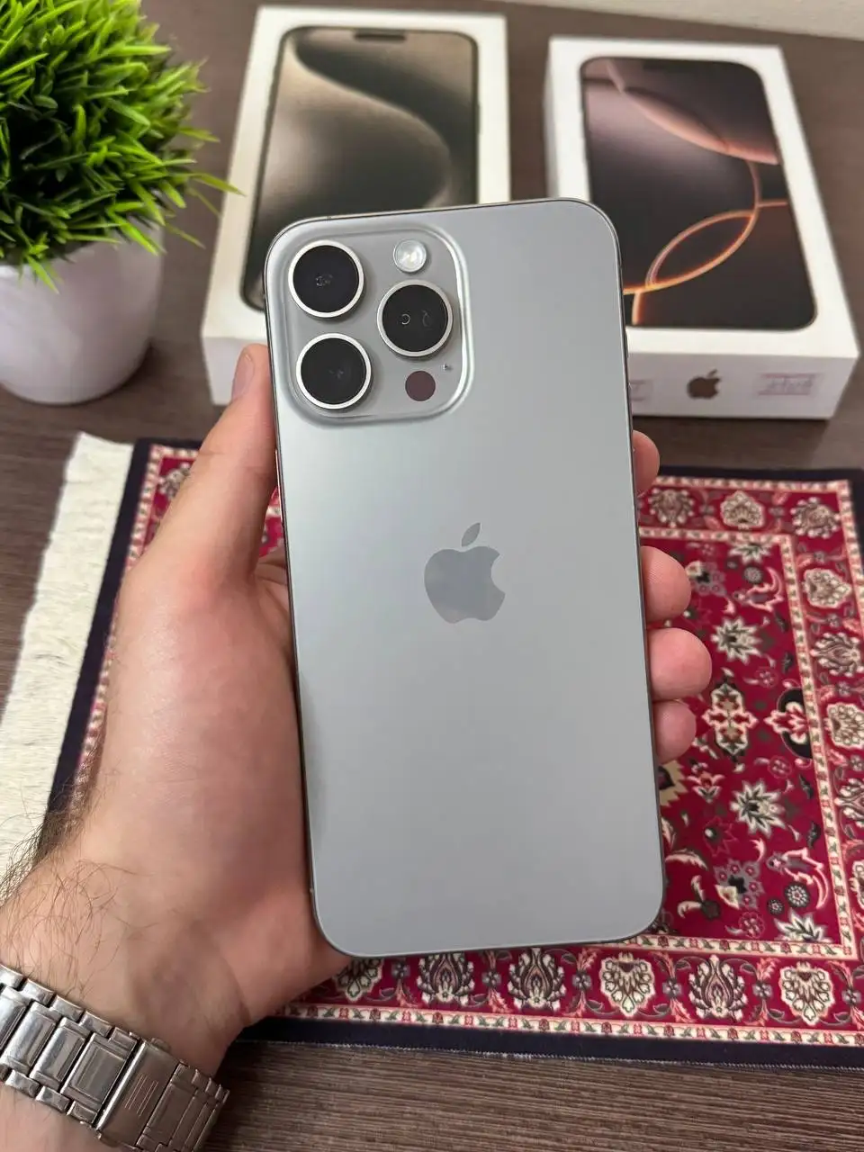 iPhone 15 Pro Max 256GB Натуральный Титан - Смартфоны (Электроника) в Казань