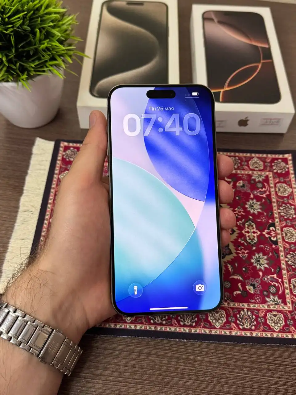 iPhone 15 Pro Max 256GB Натуральный Титан - Смартфоны (Электроника) в Казань