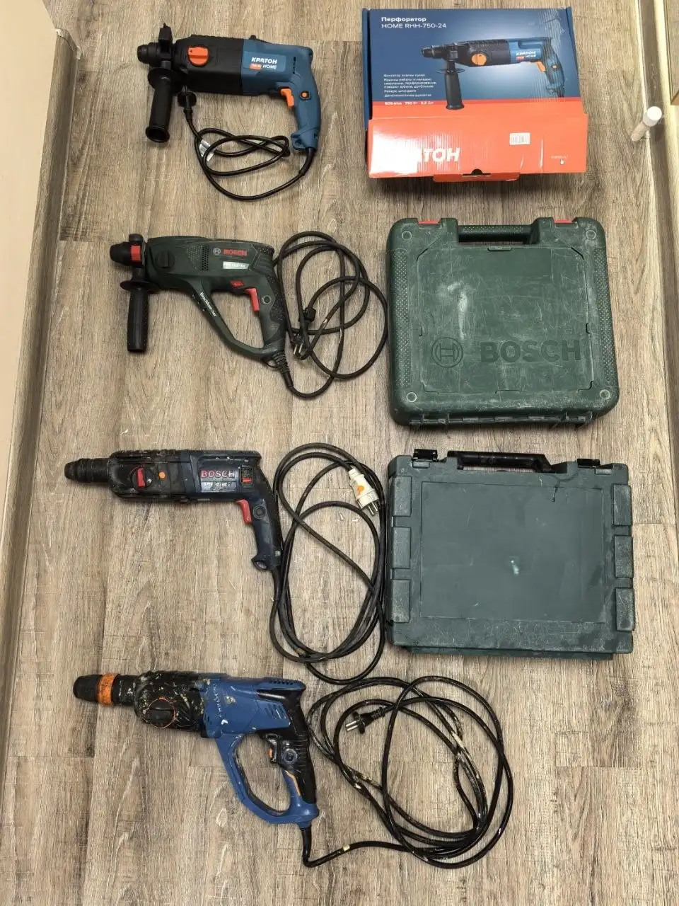 Продам четыре перфоратора Bosch, Dexter и Кратон - Инструменты (Электроника) в Казань