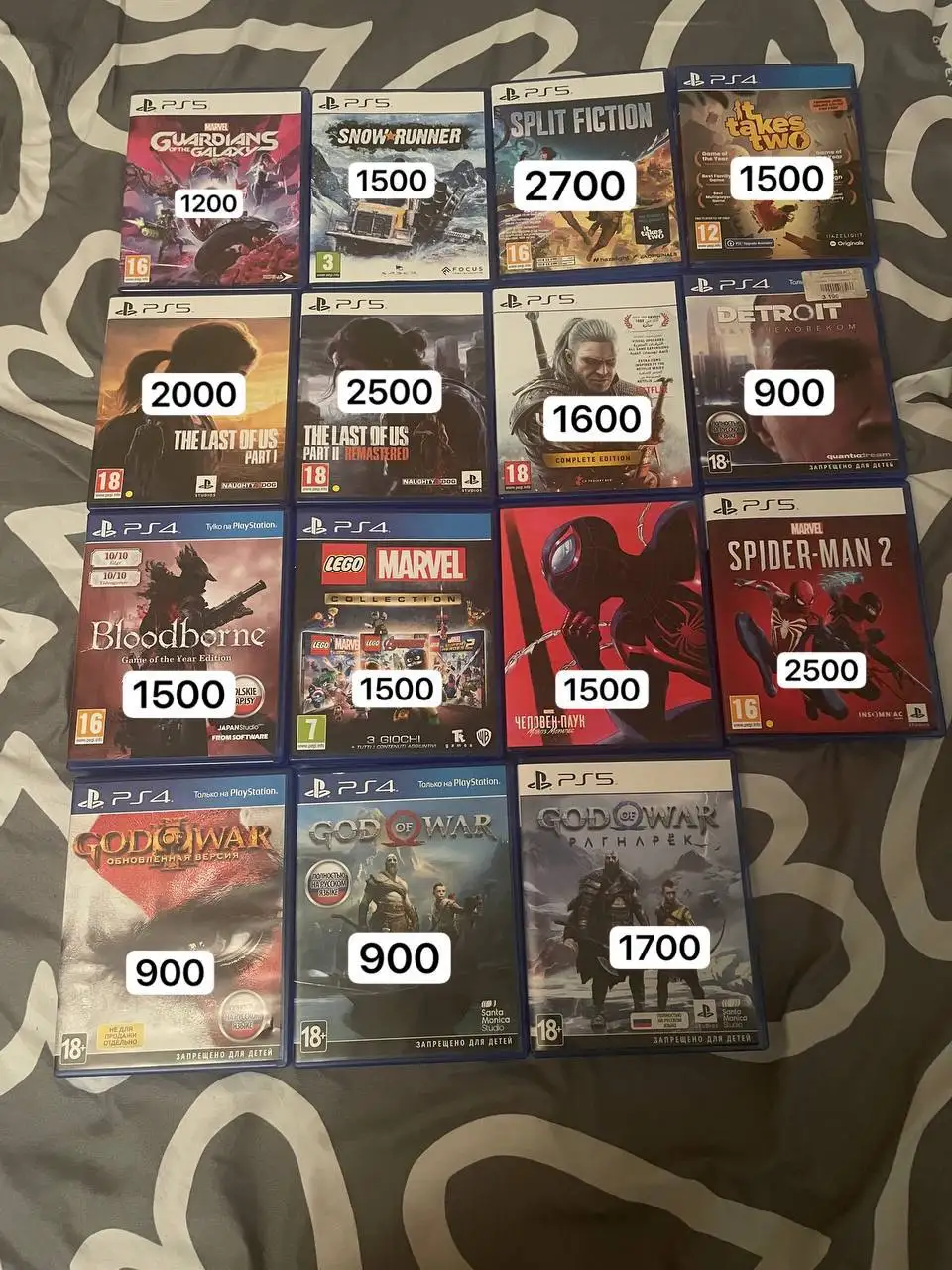 Диски на PS4 и PS5 - Видеоигры (Электроника) в Казань