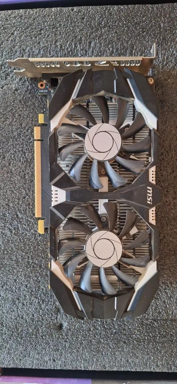 Видеокарта MSI GeForce GTX 1050 Ti 4GT OC - Видеокарты (Электроника) в Казань