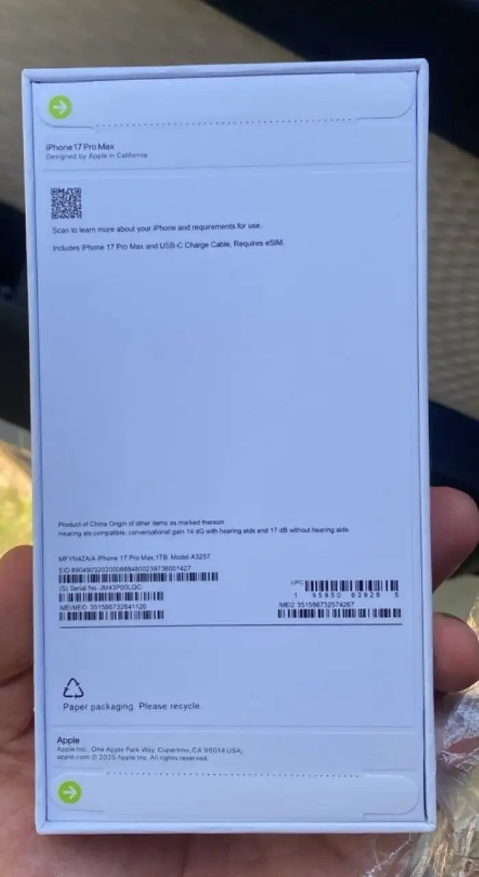Продам iPhone 17 Pro Max на базе Android, новый - Мобильные телефоны (Электроника) в Казань