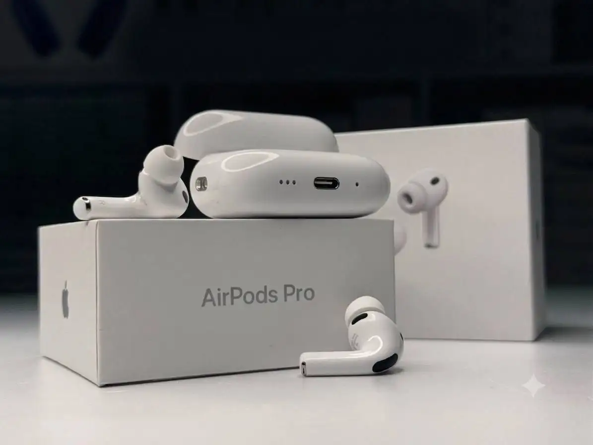 AirPods Pro 3 Aurum — реплика с качественным шумоподавлением - Наушники (Электроника) в Казань