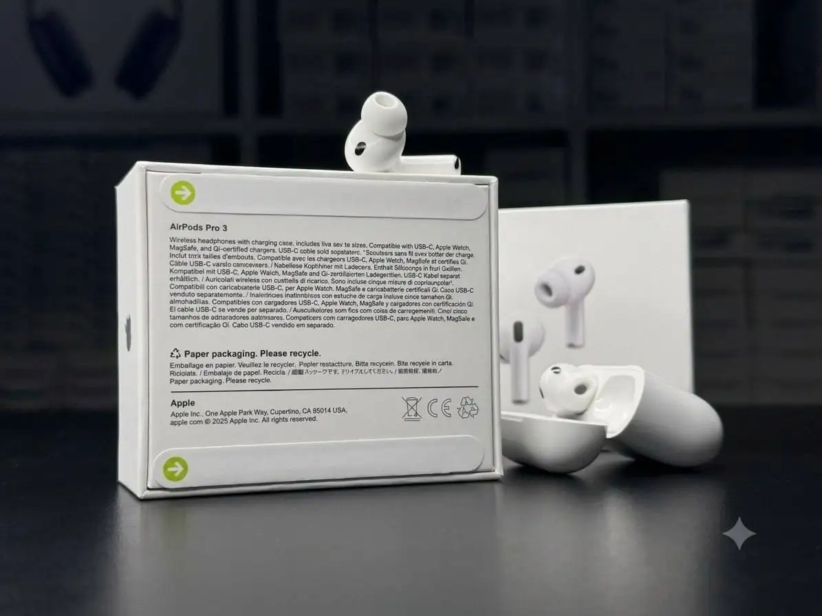 AirPods Pro 3 Aurum — реплика с качественным шумоподавлением - Наушники (Электроника) в Казань