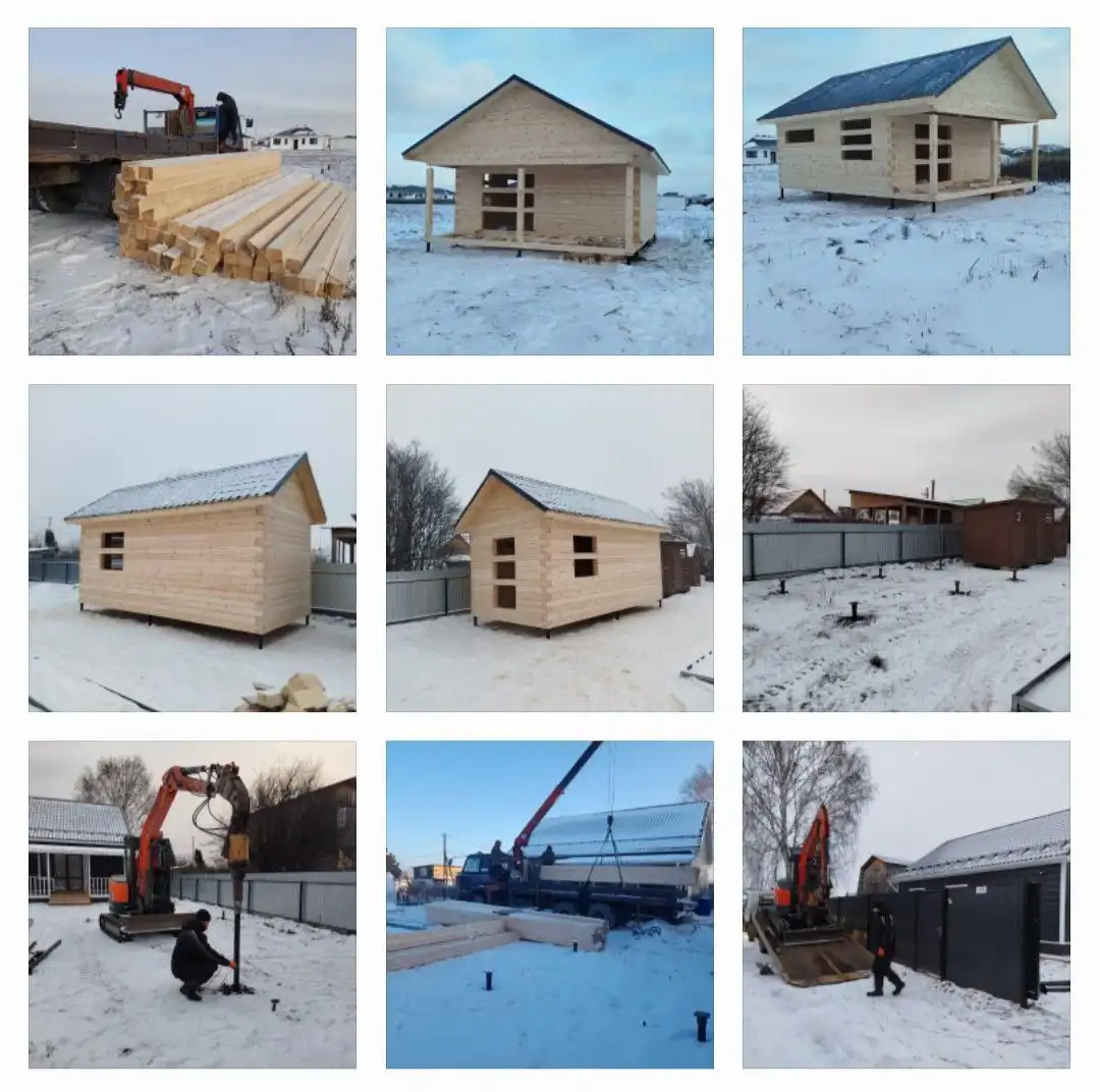 Строительство домов, бань, пристроек, гаражей и террас из бруса - Строительство (Услуги) в Тюмень