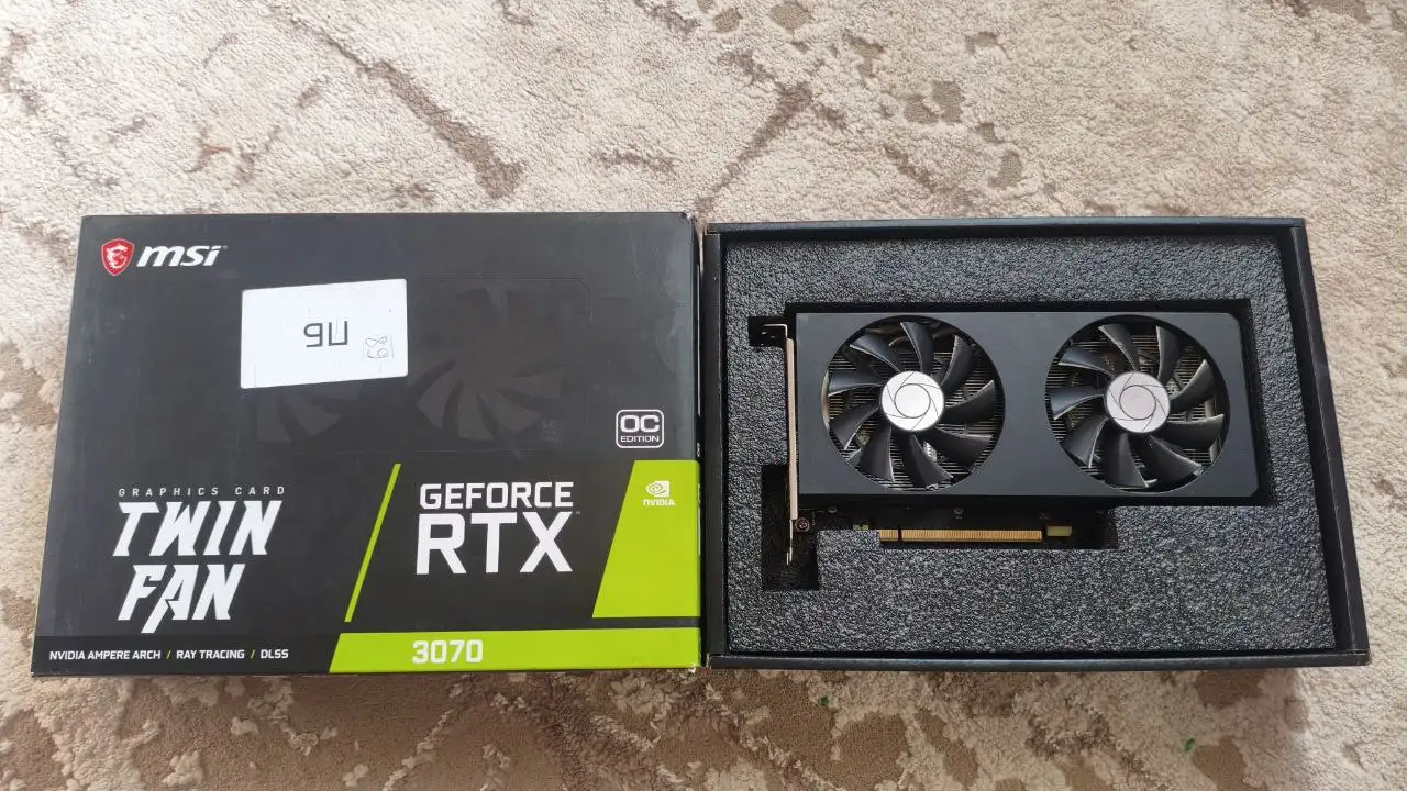 Видеокарта MSI GeForce RTX 3070 8 Гб - Комплектующие для ПК (Электроника) в Донецк
