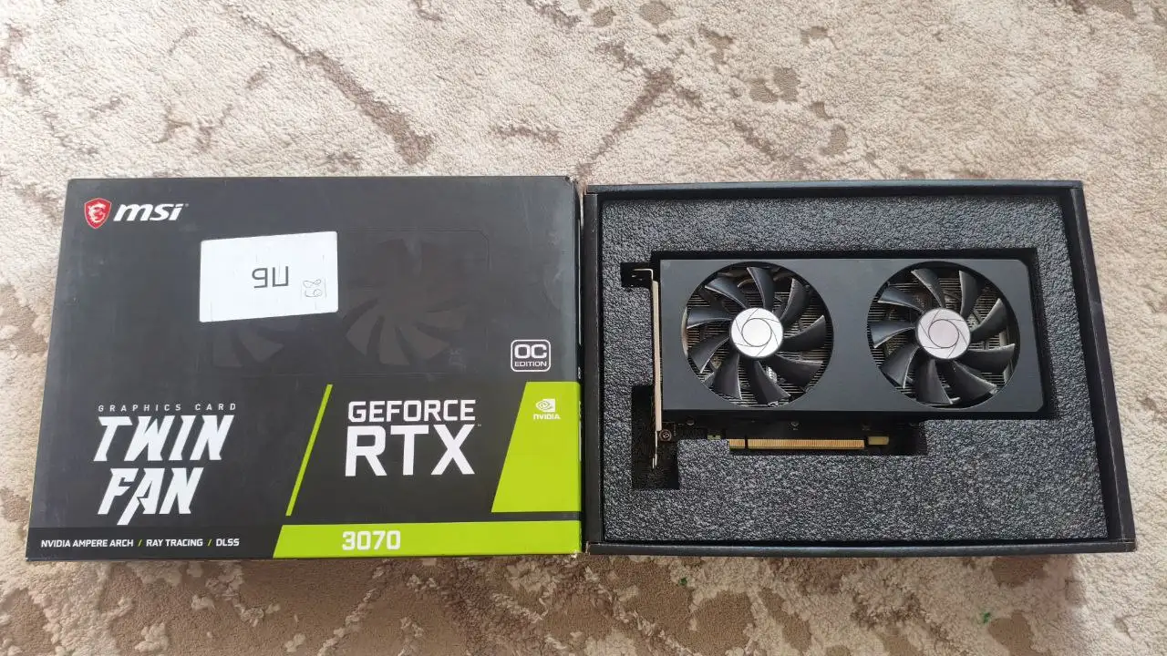Видеокарта MSI Geforce RTX 3070 8 Gb - Комплектующие для ПК (Электроника) в Донецк