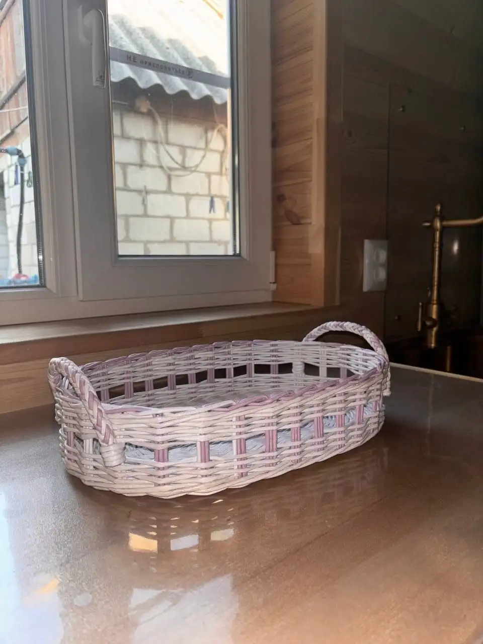 Плетеные подносы из эко-лозы - Декор (Для дома и дачи) в Волноваха