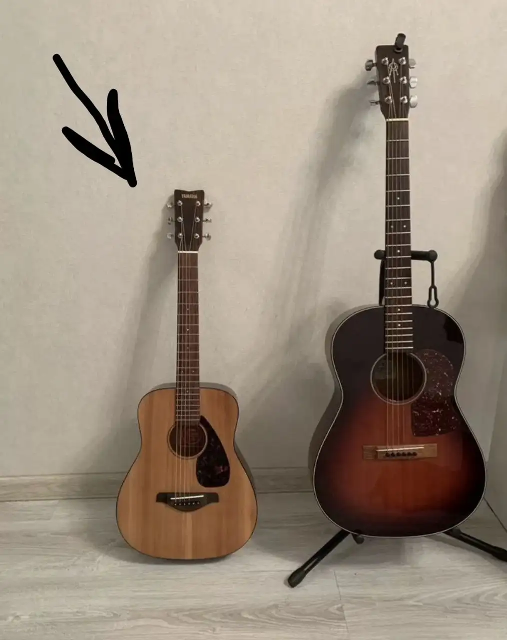 Акустическая гитара Yamaha Jr2s - Музыкальные инструменты (Хобби и отдых) в Донецк