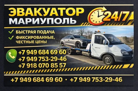 Эвакуатор Мариуполь 24/7 - частное объявление в Мариуполь