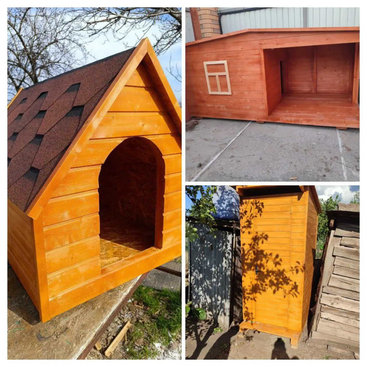 Деревянные будки для домашних питомцев - Товары для животных (Для дома и дачи) в Волноваха