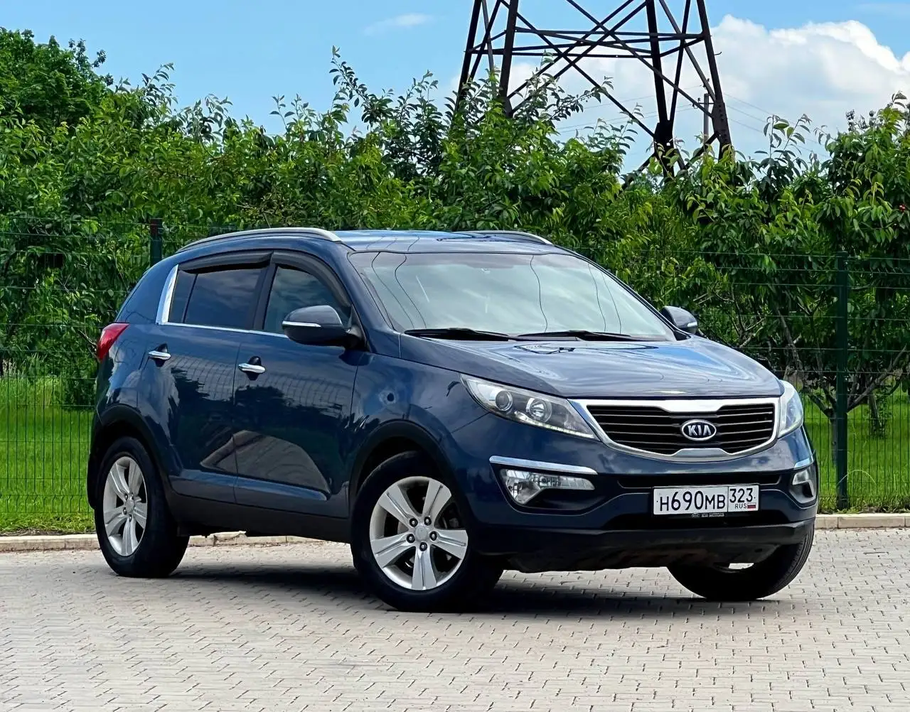 Kia Sportage 2011, синий перламутр - Легковые автомобили (Авто) в Донецк