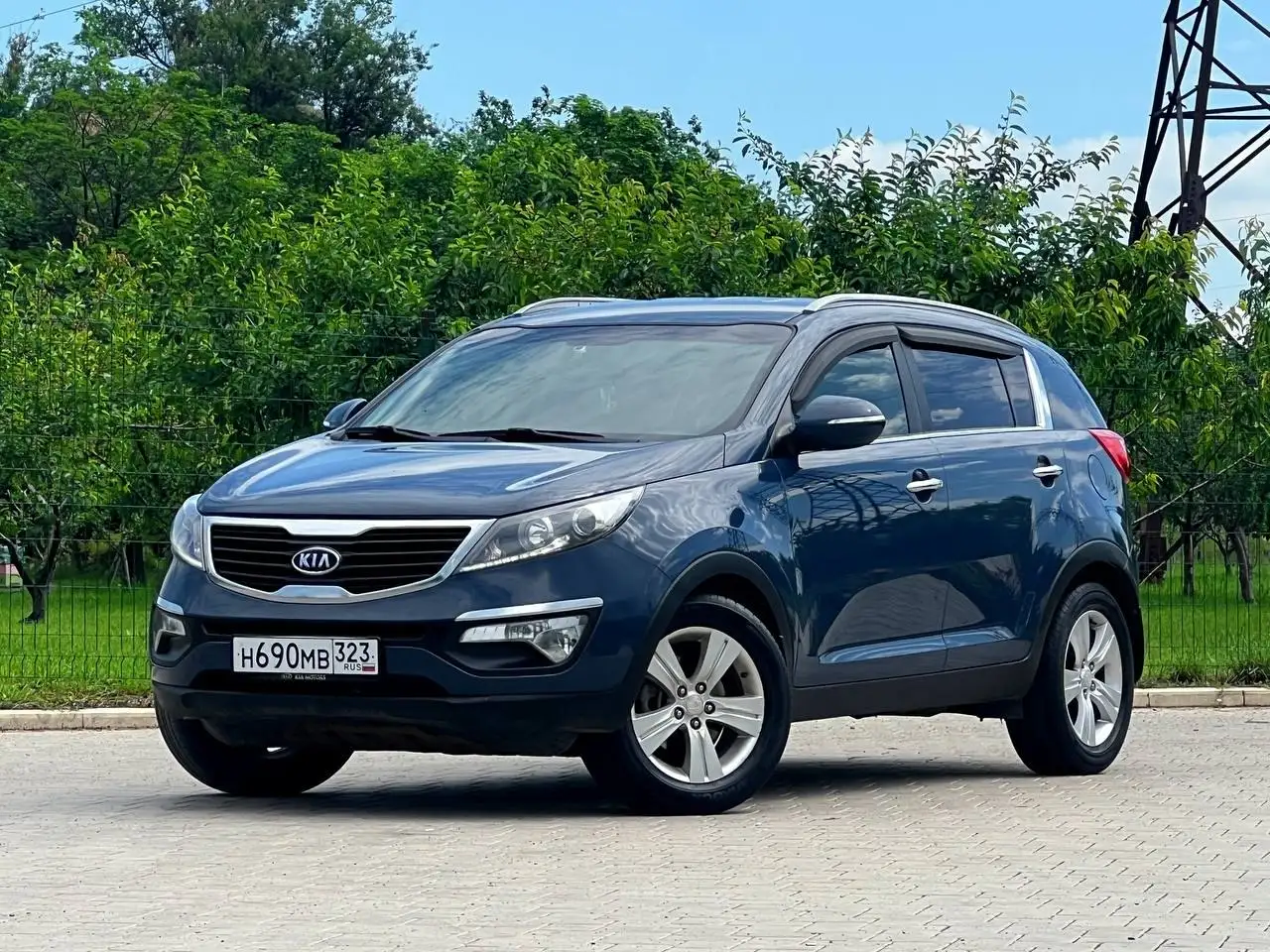 Kia Sportage 2011, синий перламутр - Легковые автомобили (Авто) в Донецк