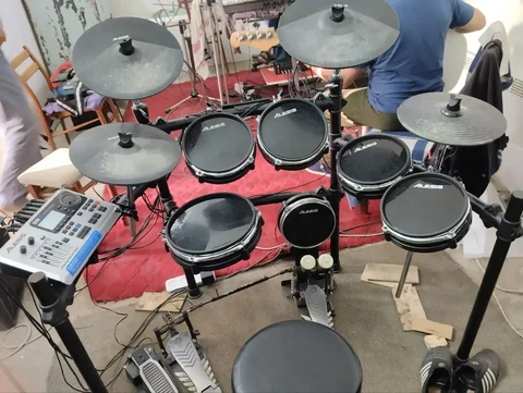 Электронная ударная установка Alesis DM-10 с барабанным модулем Lemon Z-17 - Электроника в Первомайск