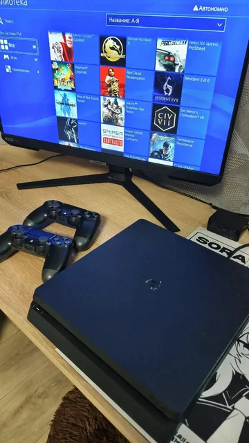 Продам PS4 Slim с прошивкой Golden HEN 12.50 - Электроника в Макеевка
