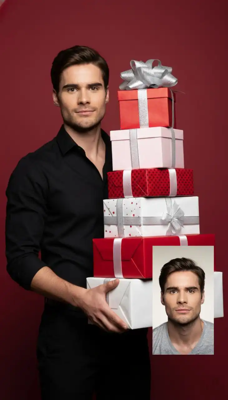 Новогодние нейрофотосессии