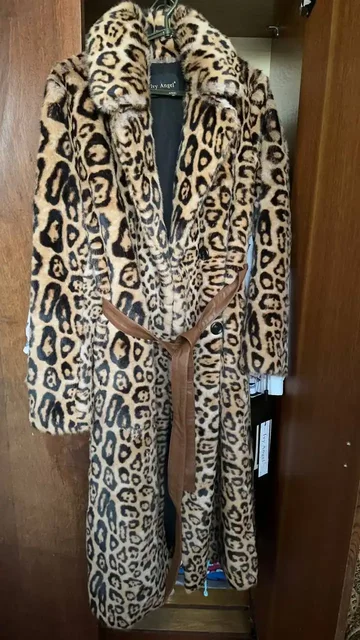 Продажа новой леопардовой шубы Ivy Angel - частное объявление в Донецк