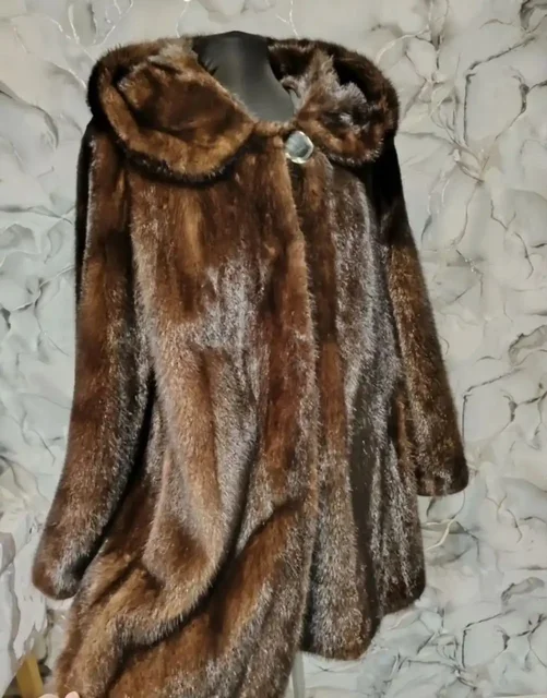 Норковая шубка из премиального меха шоколадного цвета - частное объявление в Донецк