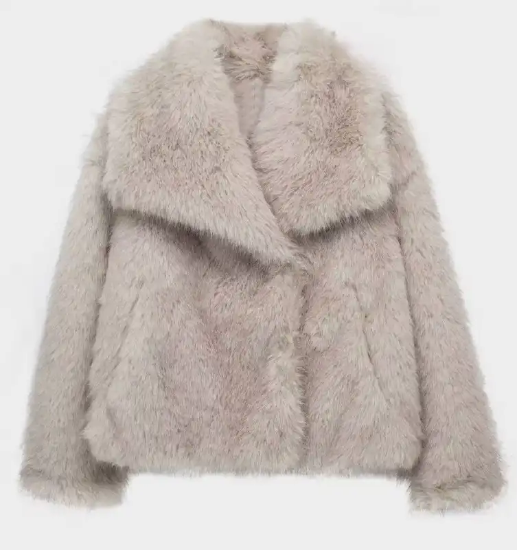 Искусственная шуба женская размер S (фактически L/XL)