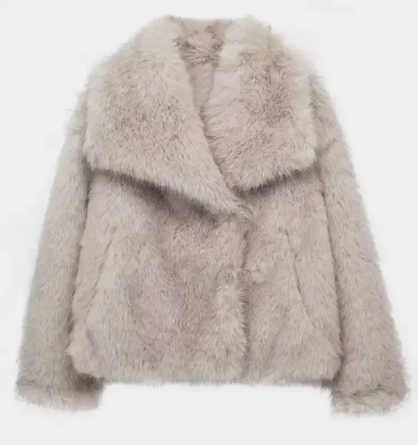 Искусственная шуба женская размер S (фактически L/XL) - Одежда в Самара