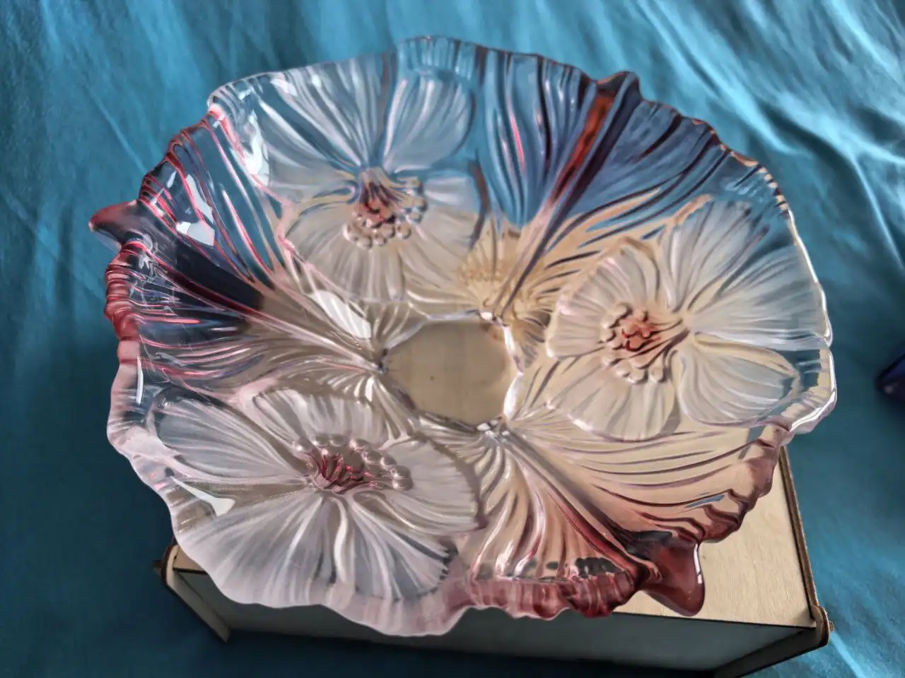 Винтажная ваза-фруктовница WALTHER GLAS Германия