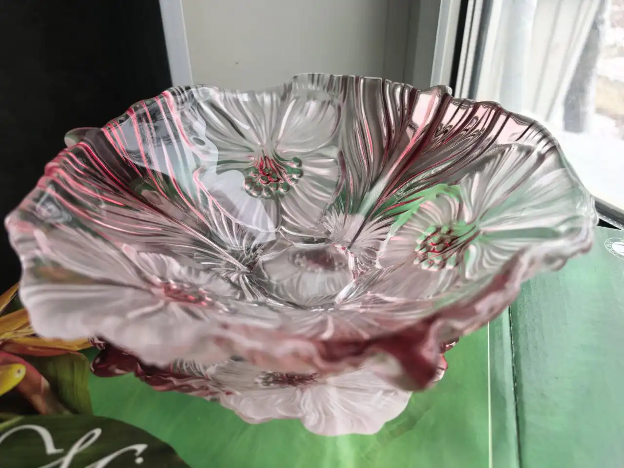 Винтажная ваза-фруктовница WALTHER GLAS Германия