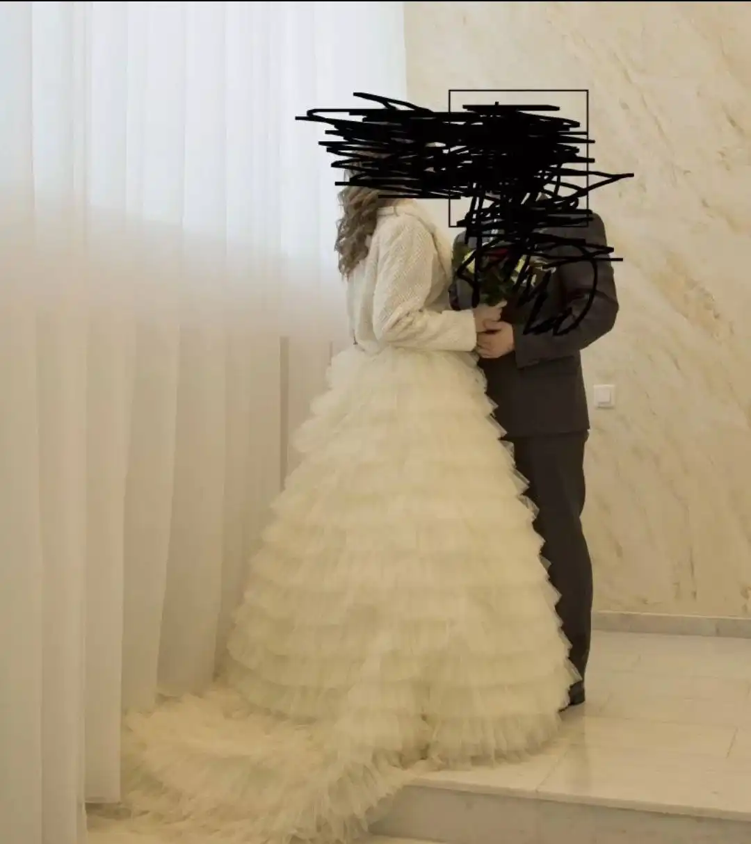 Свадебное платье с трансформирующейся юбкой