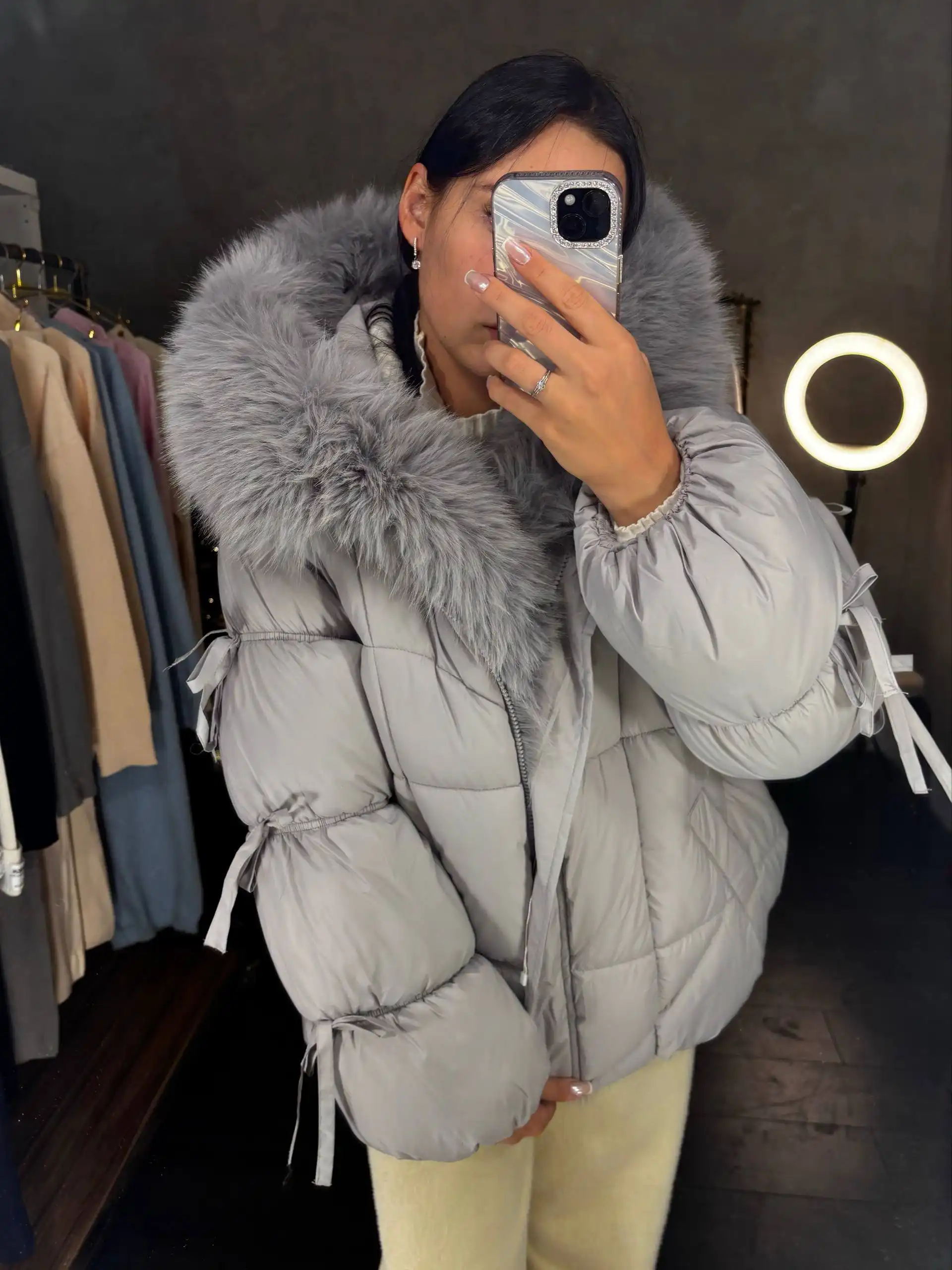 Трендовый пуховик новый с биркой